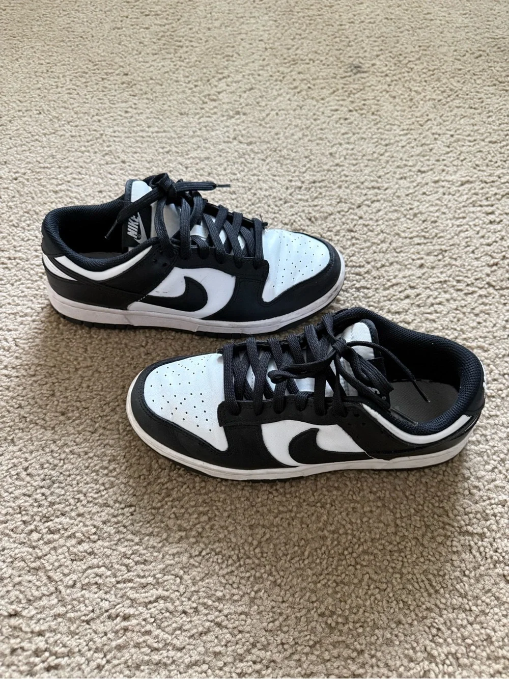 Nike Black and White Low-Top Sneakers